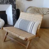 Rattan armchair and teak from bali