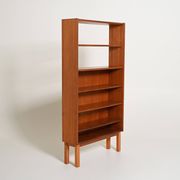 Bibliothèque en teck scandinave, années 1960