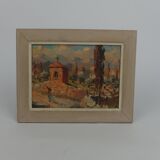 Landscape painting of Grasse by Bargin