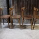 Série de 4 chaises bistrot