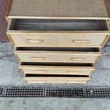 Commode en rotin