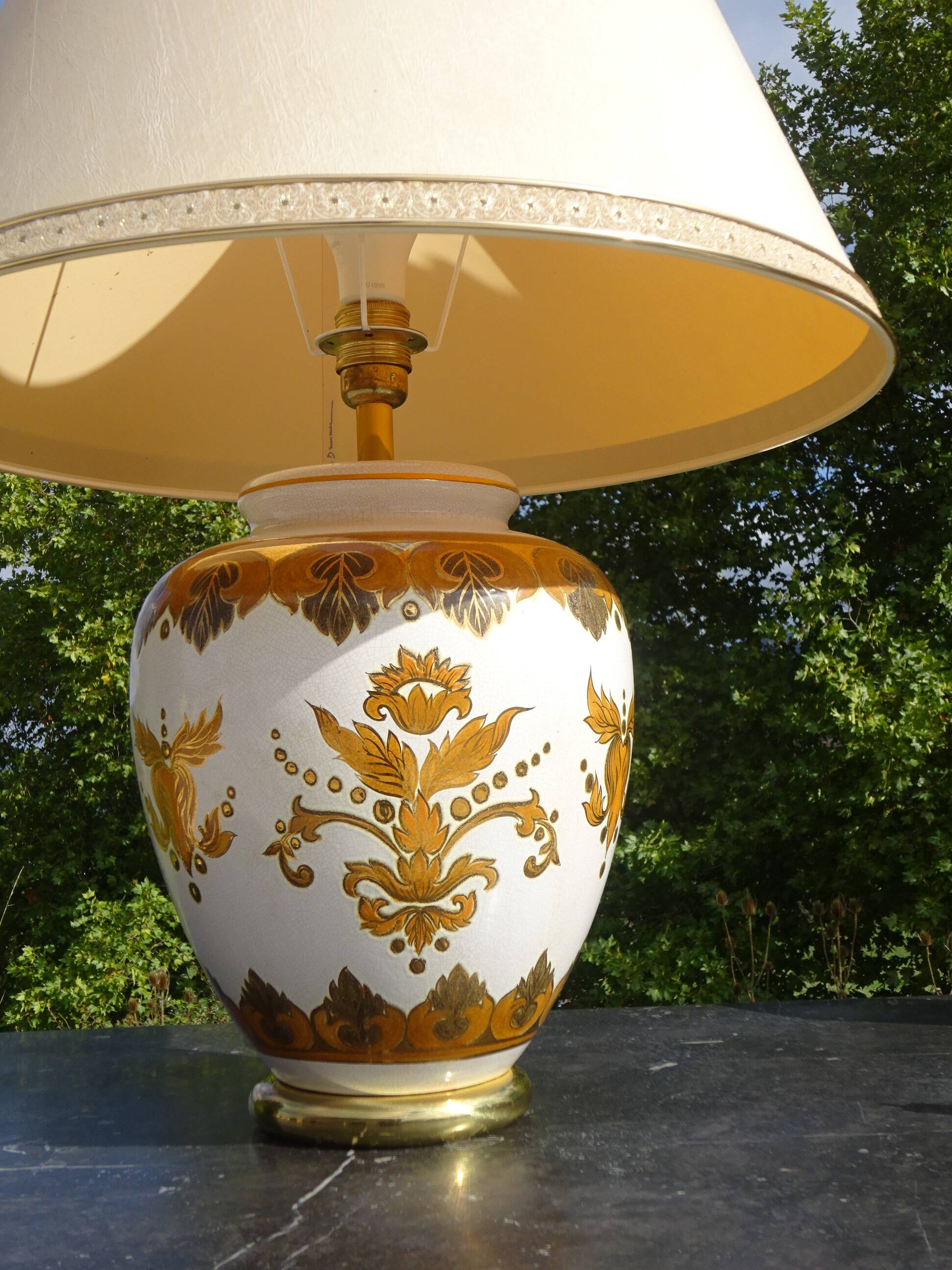 Large living room lamp by Louis Drimmer