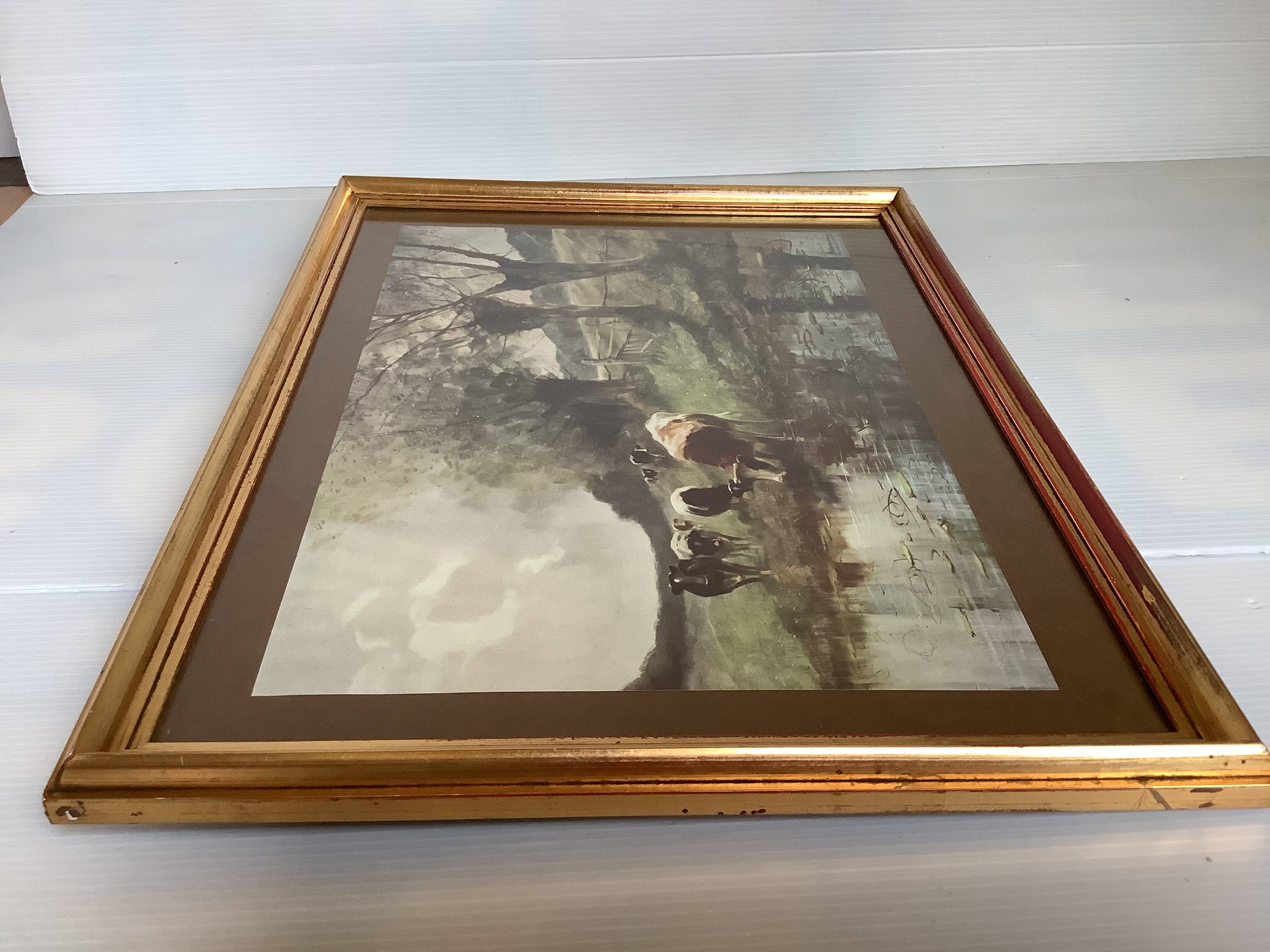 Frame with a countryside landscape