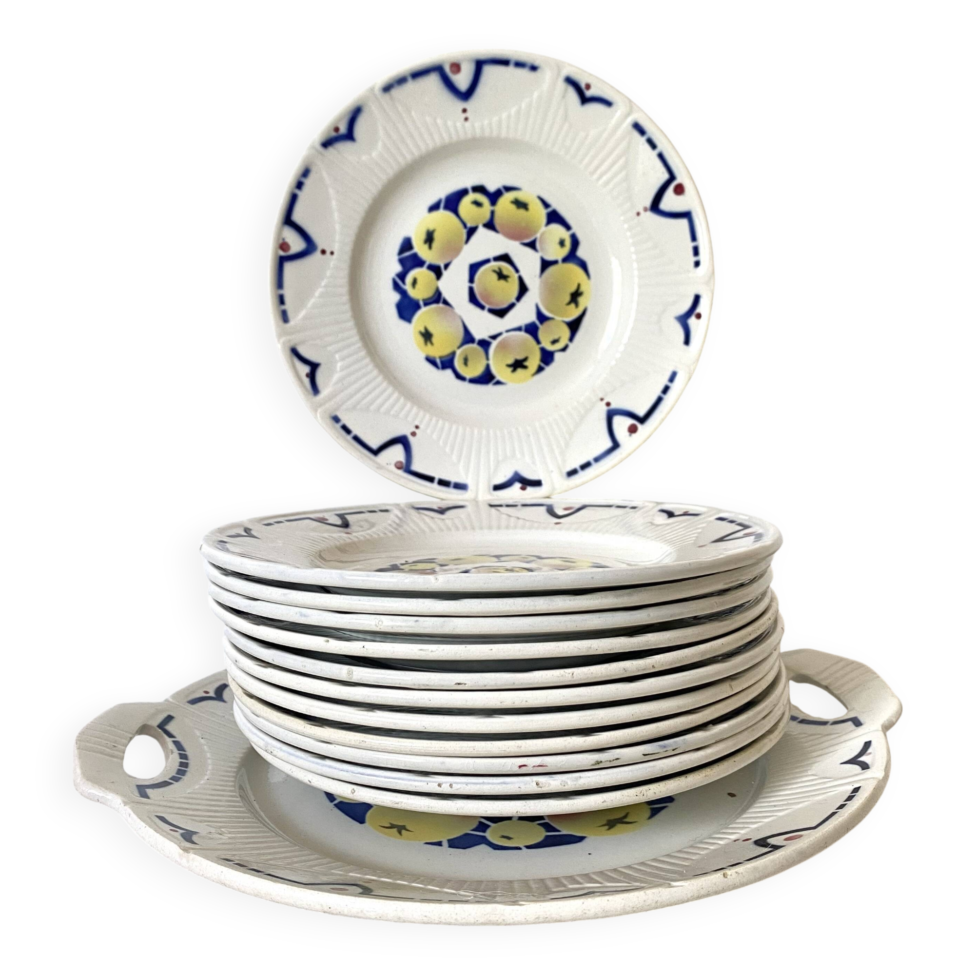 Amandinoise St Amand Art Deco Dessert Service