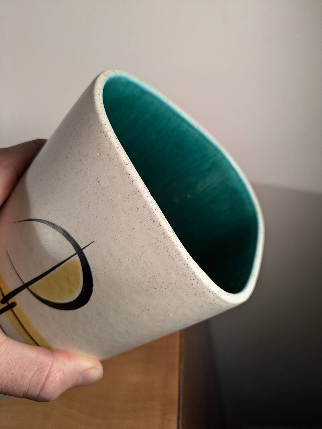 André Baud Modernist Ceramic Vase 1950