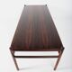 Table basse en palissandre par Henning Korch - CF Christiansen Silkeborg
