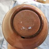 Carafe en verrerie de Biot de couleur violet mauve