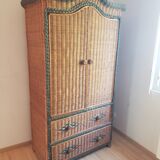 Armoire en rotin