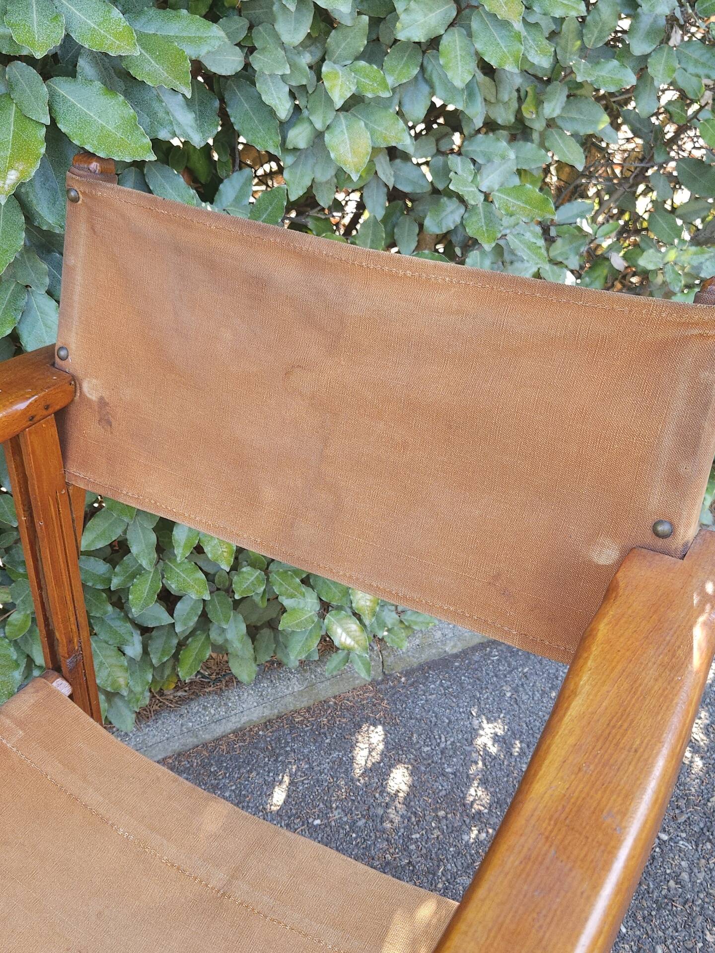 Fauteuil metteur en scène pliant vintage