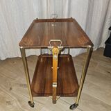 Foldable Textable serving trolley 1950-60