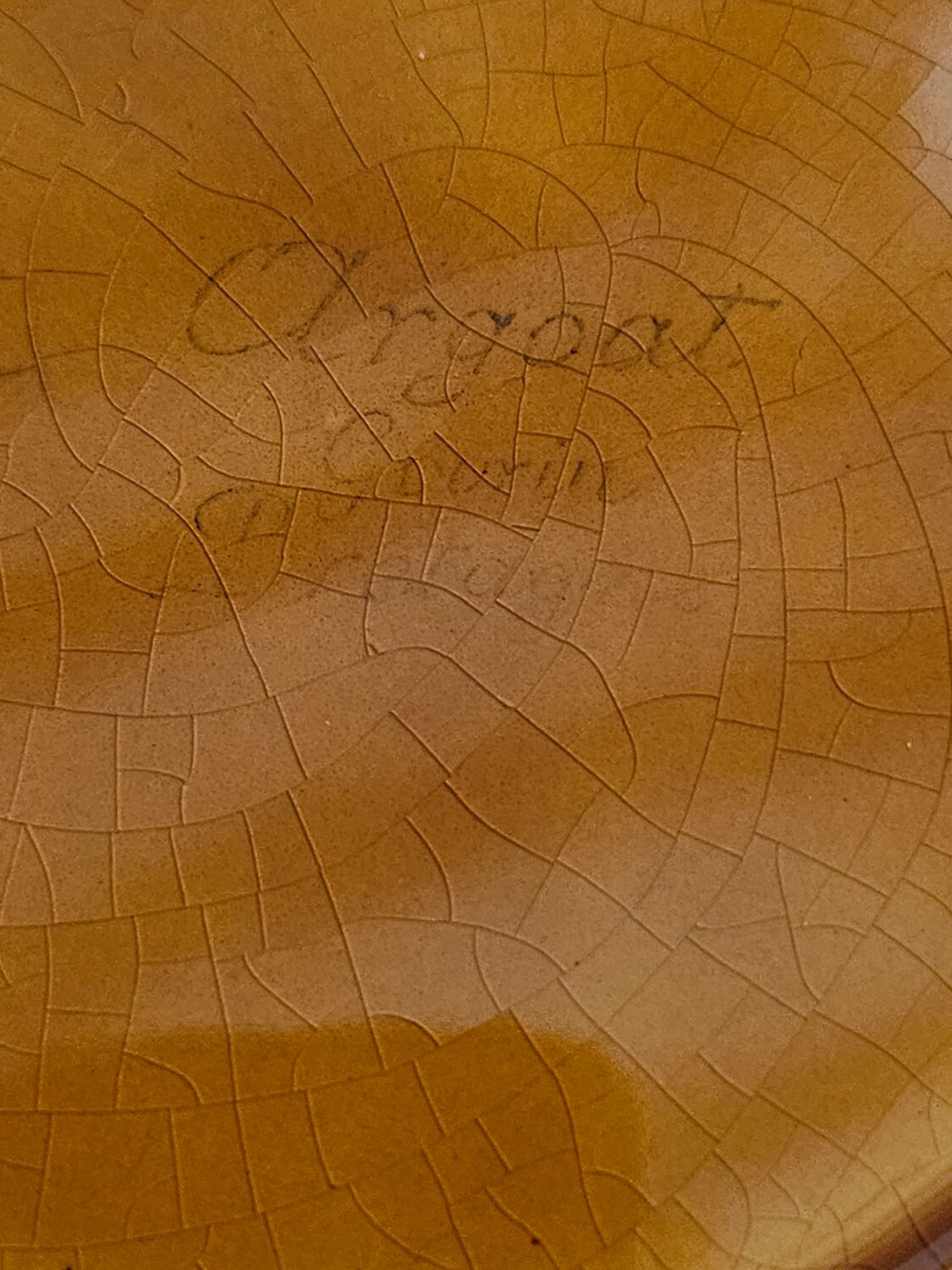 Set of 3 hollow plates Face of Breton Argoat Gourin