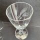 Champagne flutes in cut crystal
