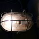 Wall window lamp - ceiling lamp ~1970 in metal and glass TH