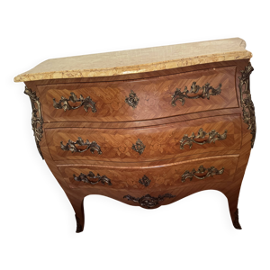 Commode 3 tiroirs en - rose