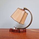 Art Deco bedside lamp in bakelite and cellulose, 1920s-30s