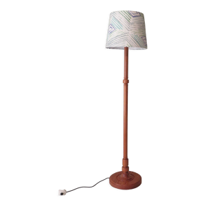 Lampadaire vintage avec abat-jour