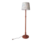 Vintage floor lamp with custom lampshade