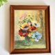 TABLEAU Vintage Bouquet aux ANEMONES