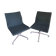 pair of Charles & Ray Eames chairs for Herman Miller model EA 106