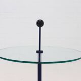 Post Modern Magazine Side Table with Ball Handle 1980s
