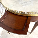 Louis XVI style mahogany hot water bottle table