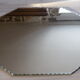 Beveled octagonal table mirror