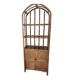 Vintage bamboo and rattan shelf/bookcase