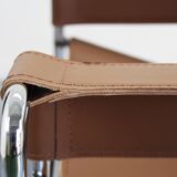 Wassily Chair Brown Leather Marcel Breuer Knoll Seats
