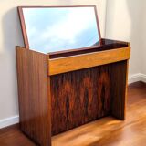 Vintage 60's Rosewood Console Dressing Table Made In Denmark
