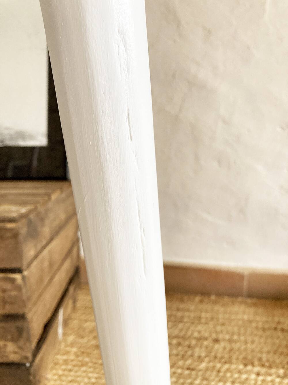 Antique solid wood stool