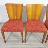 4 art deco dining chairs by Jindrich Halabala