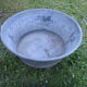 Bassine ancienne en zinc