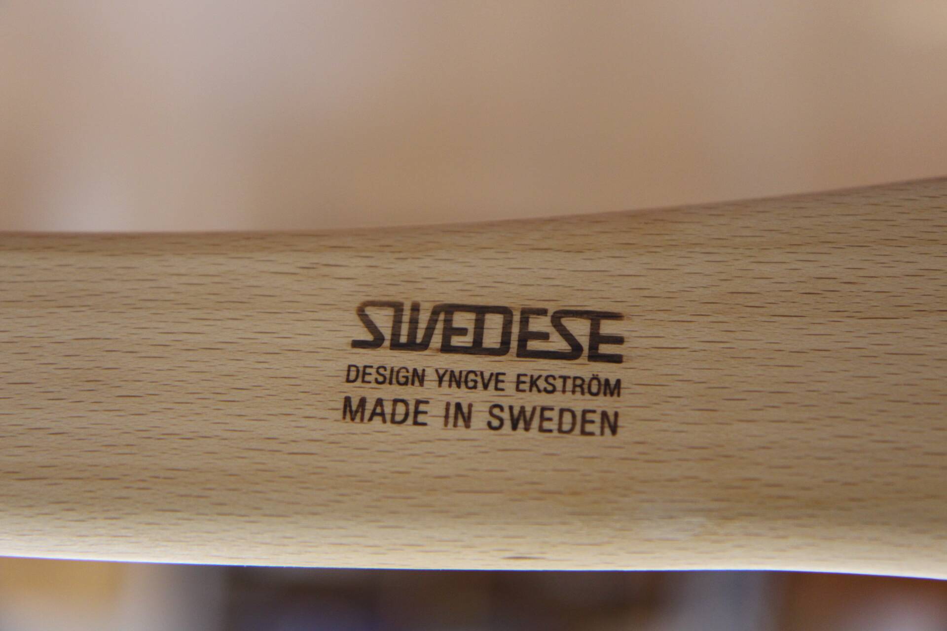 Scandinavian leather armchair, Lamino, Yngve Ekström, Sweden, 1970