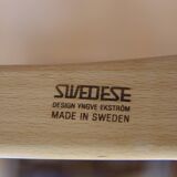 Scandinavian leather armchair, Lamino, Yngve Ekström, Sweden, 1970