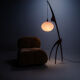 Floor lamp Praying Mantis by Rispal, France, 1950s