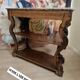 Console Italienne époque Charles X en acajou