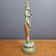 Ancienne sculpture bronze divinité Apsara inde XXe Statue déesse hindoue