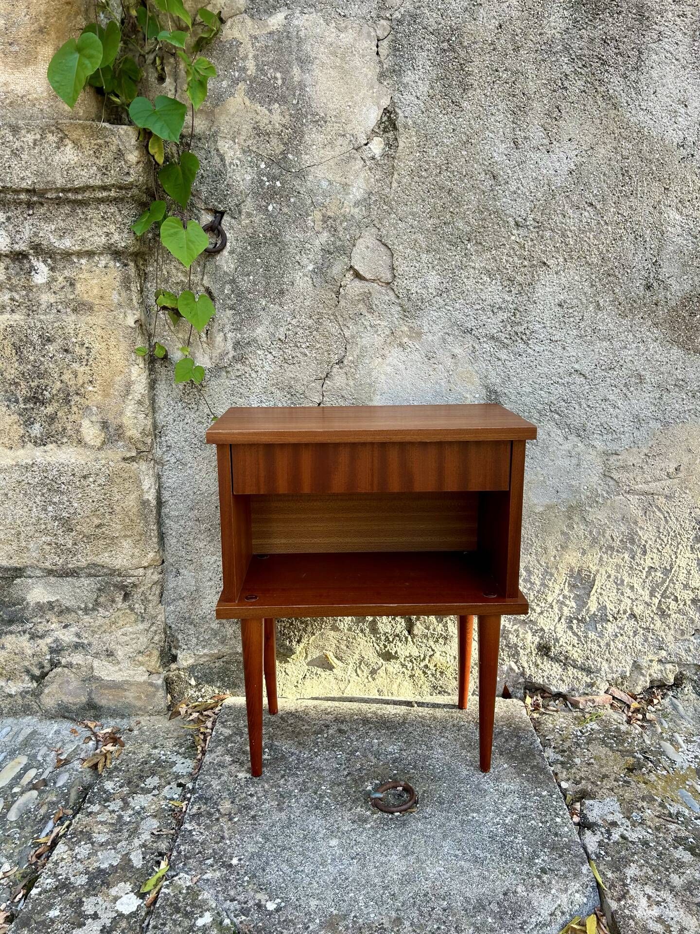 Melamine bedside table