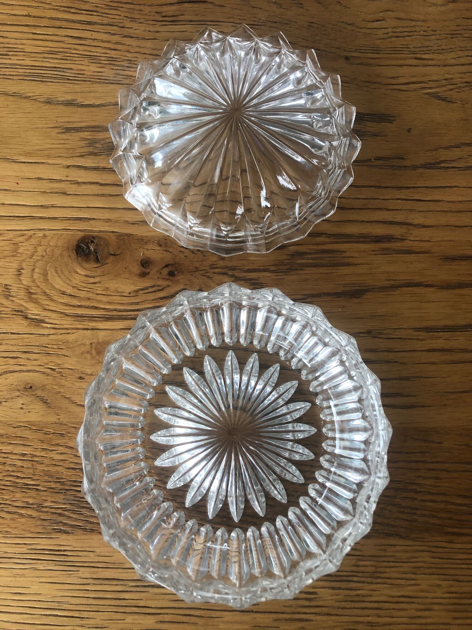 Cut crystal candy box