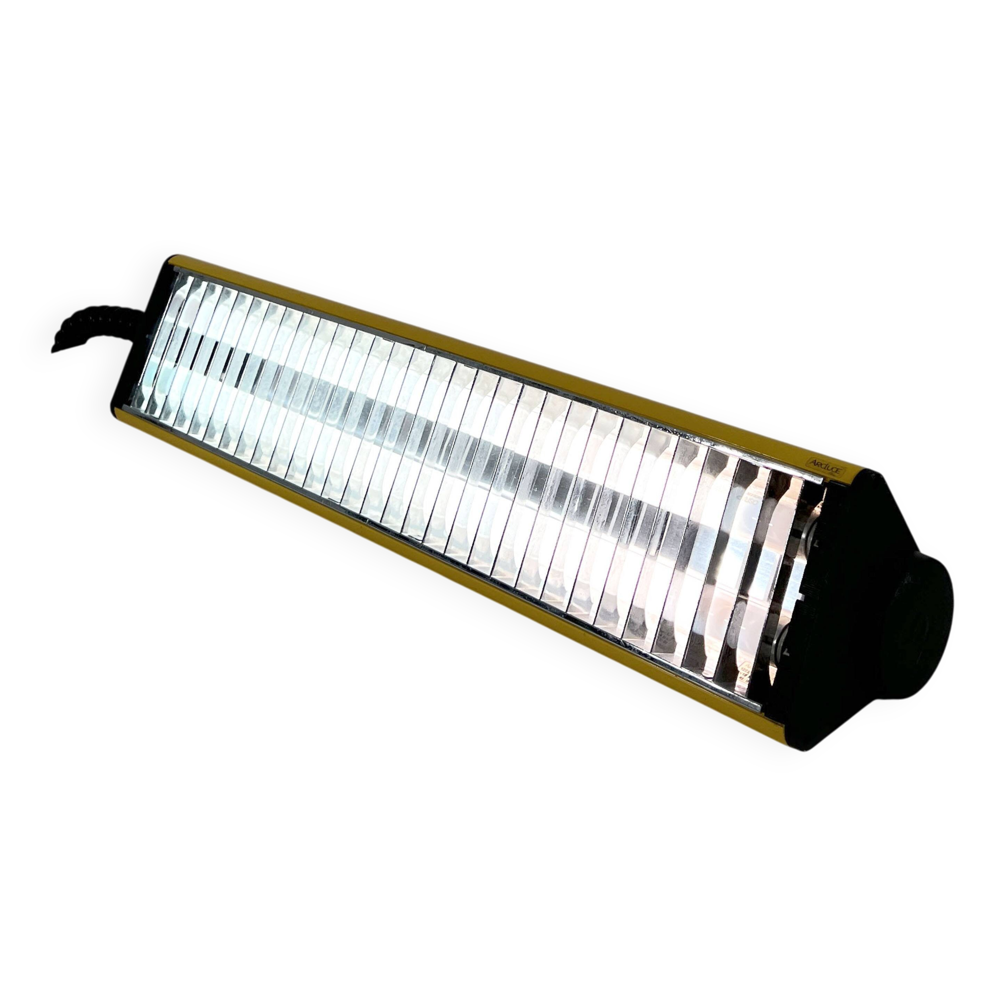 Yellow corner neon sign, 1980