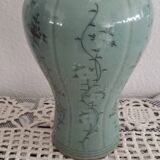 Ancien vase ceramique coréen signé