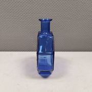 Blue glass vase from Riihimäen Lasi Finland, by Nanny Still.