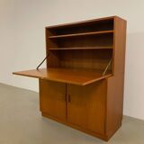 Danish Teak Secretary & Cabinet by Borge Mogensen 60s