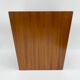 Trash basket with vintage veneered wooden papers ideal Scandinavian decoration