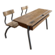 Vintage double school desk