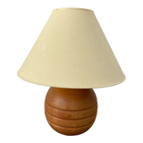 Wooden ball lamp 80s