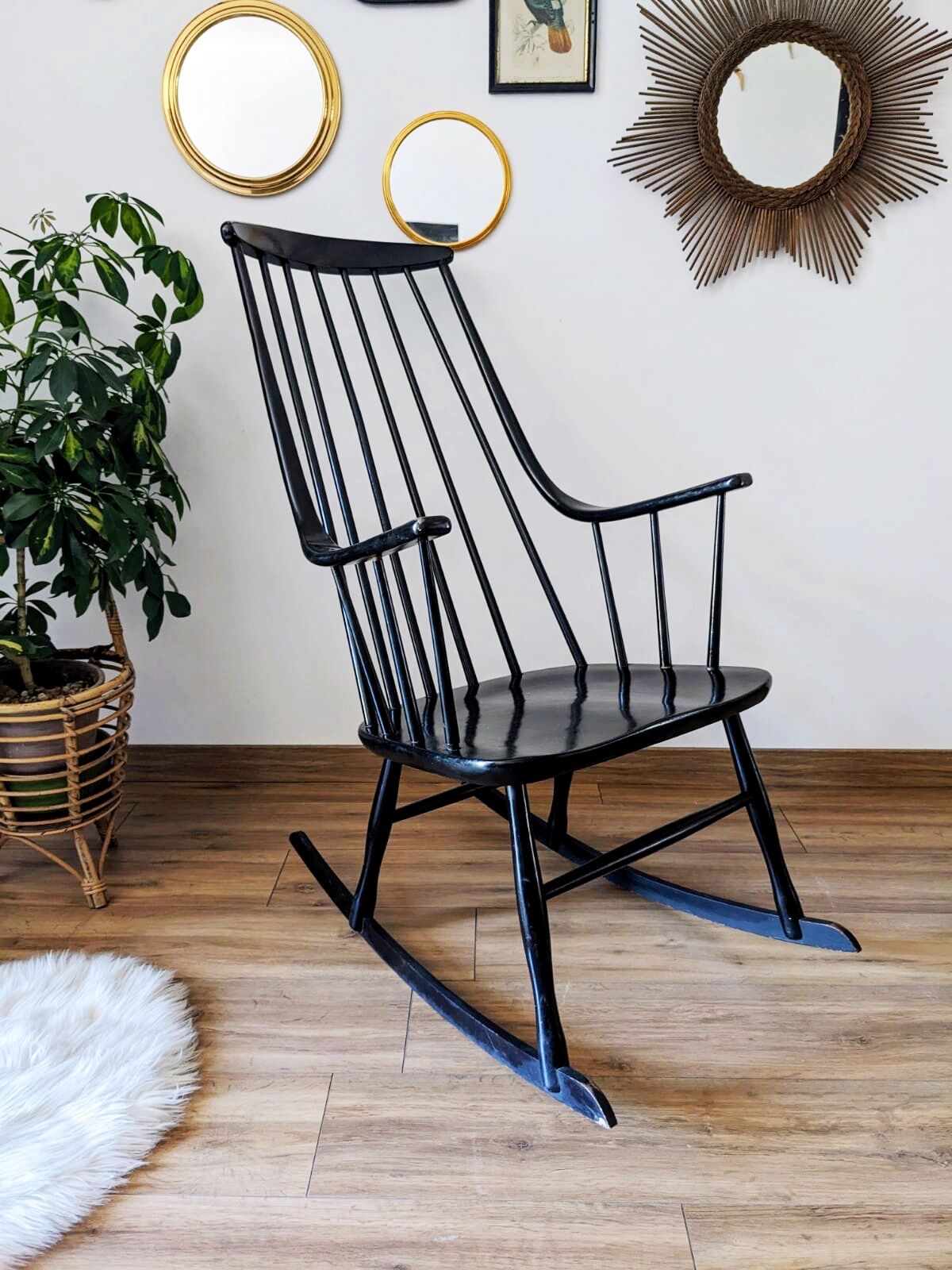 Rocking chair model grandessa by Lena Larsson, 1960