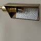 Holtkötter telescopic desk lamp in brass, Germany 1980