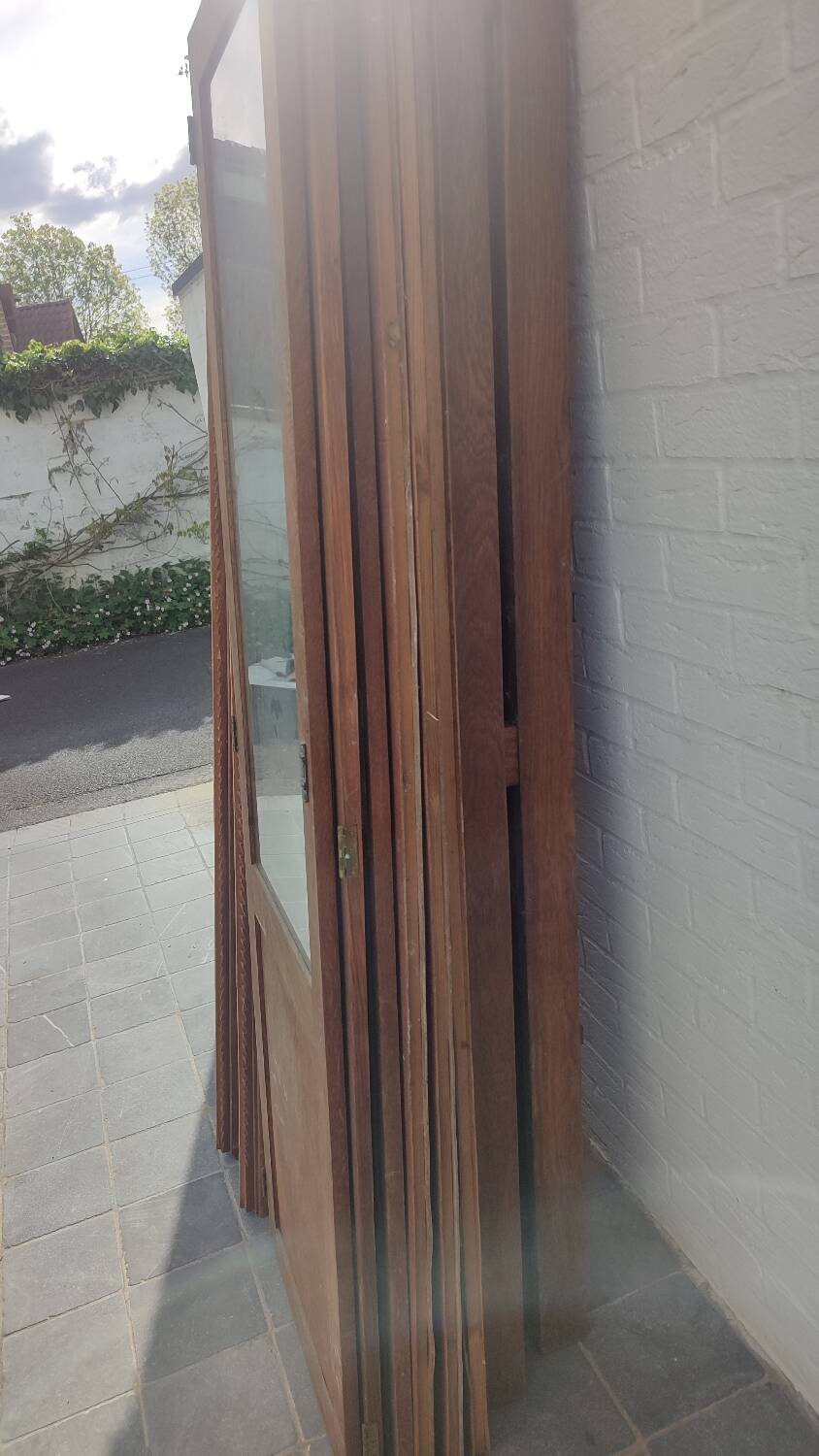Glass-fronted Parisian wardrobe