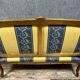 Louis XV style bench in gilded wood, 20th century
